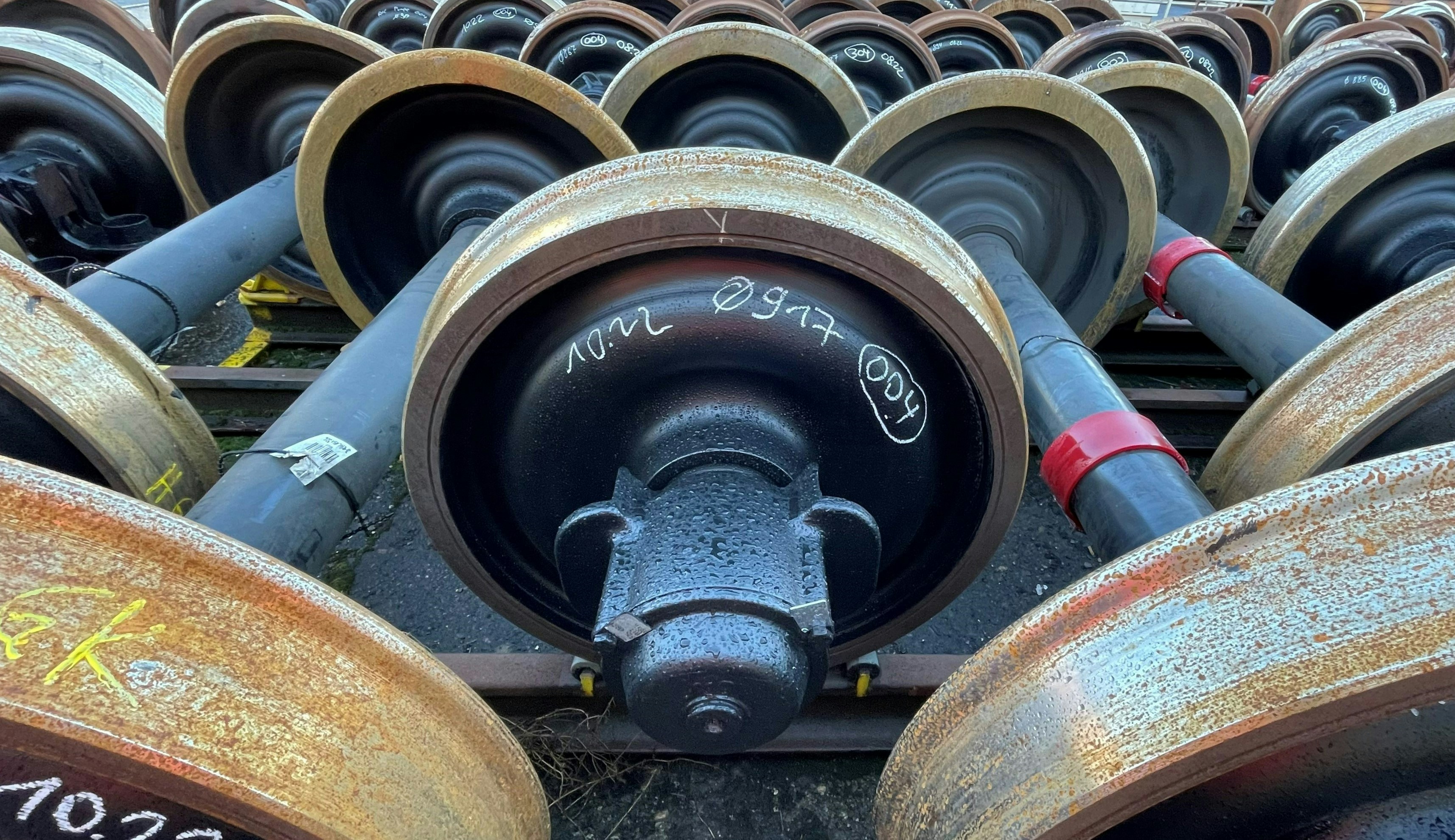 railway-wheelset-traceability وضع العلامات والتفتيش على إمكانية تتبع عجلات السكك الحديدية