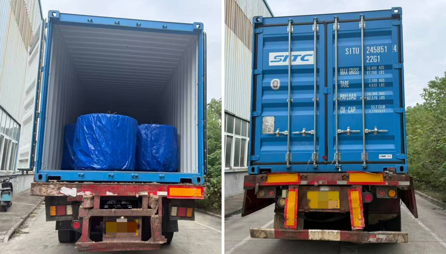 شحن 660 عجلة قطار إلى بنغلاديش في 21 سبتمبر 2025